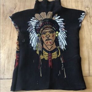 Painted designer top